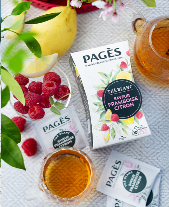 Thé blanc saveur Framboise Citron - Image 2
