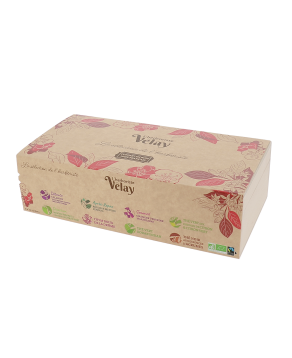 French wood tea box – Mix of Herboriste du Velay