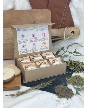Coffret carton Infusion 100% plantes françaises