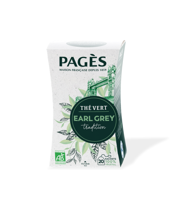 Thé vert Earl Grey