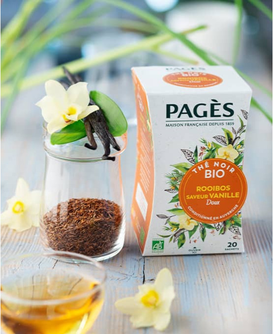 Black tea Rooibos Vanilla flavor