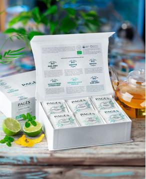 Teas cardboard taster box